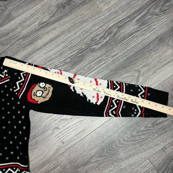 Rick & Morty Happy Human Holiday Christmas Sweater Med 257 - Picture 7 of 9